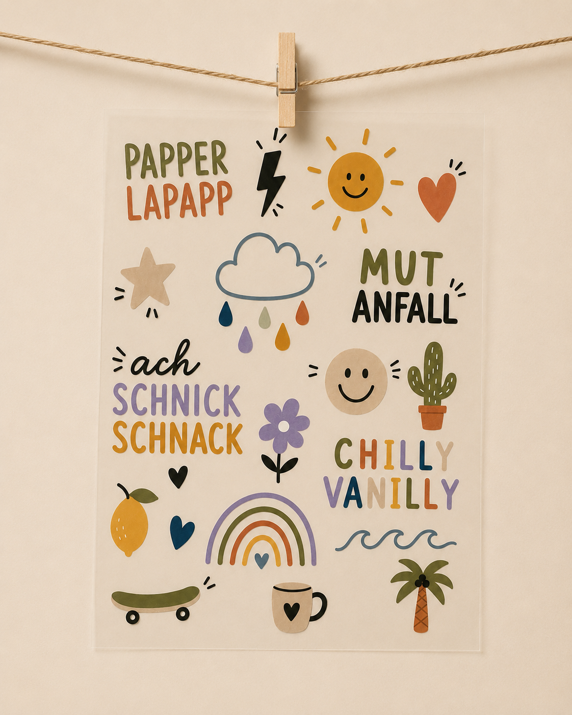 Motivbogen - SCHNICK SCHNACK
